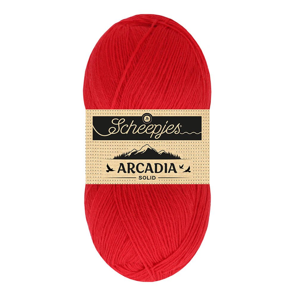 Scheepjes Arcadia 100g 808 Red Beach | Knitting yarn shop / dzijas veikals