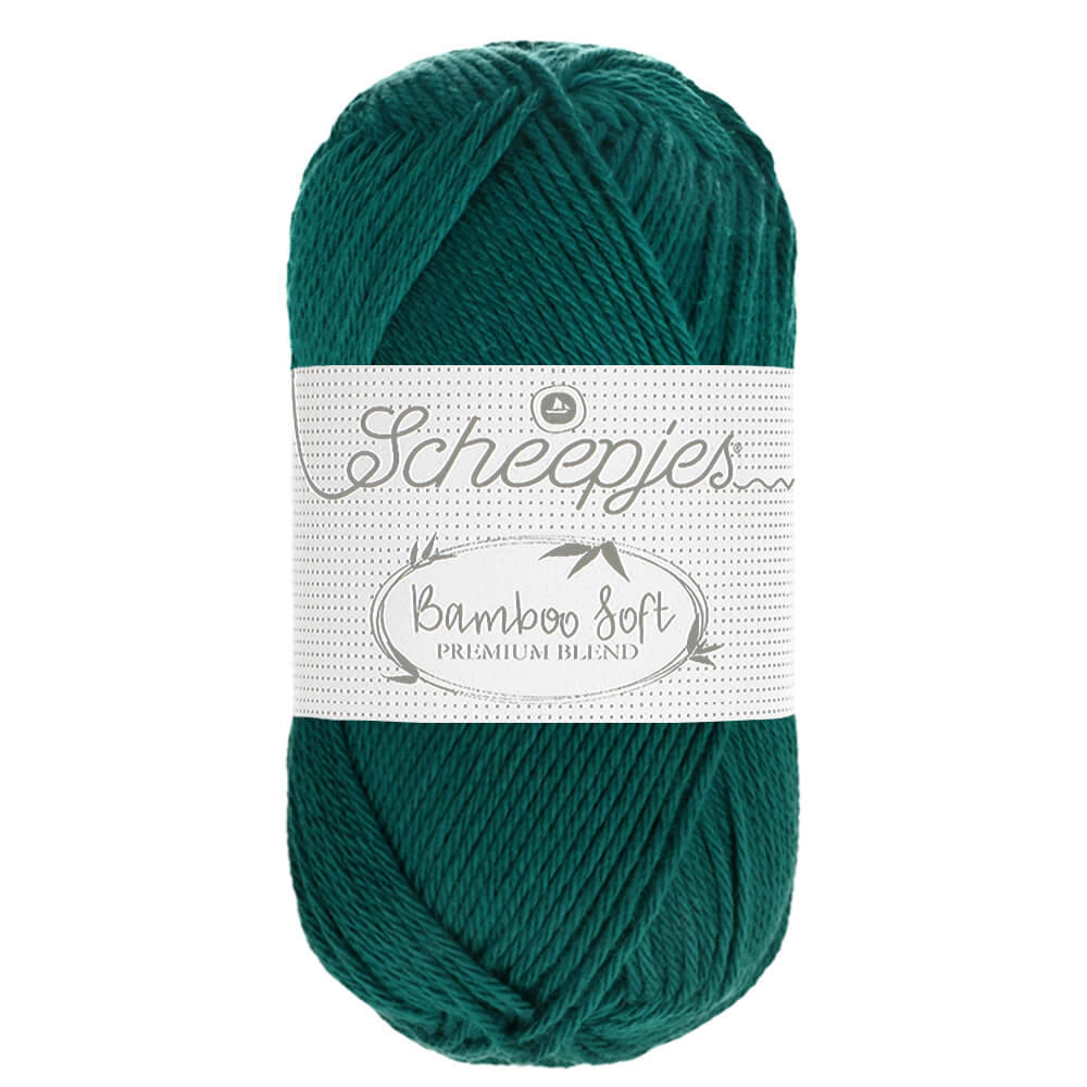 Scheepjes Bamboo Soft 50g 254 Mighty Spruce | Knitting yarn shop / dzijas veikals