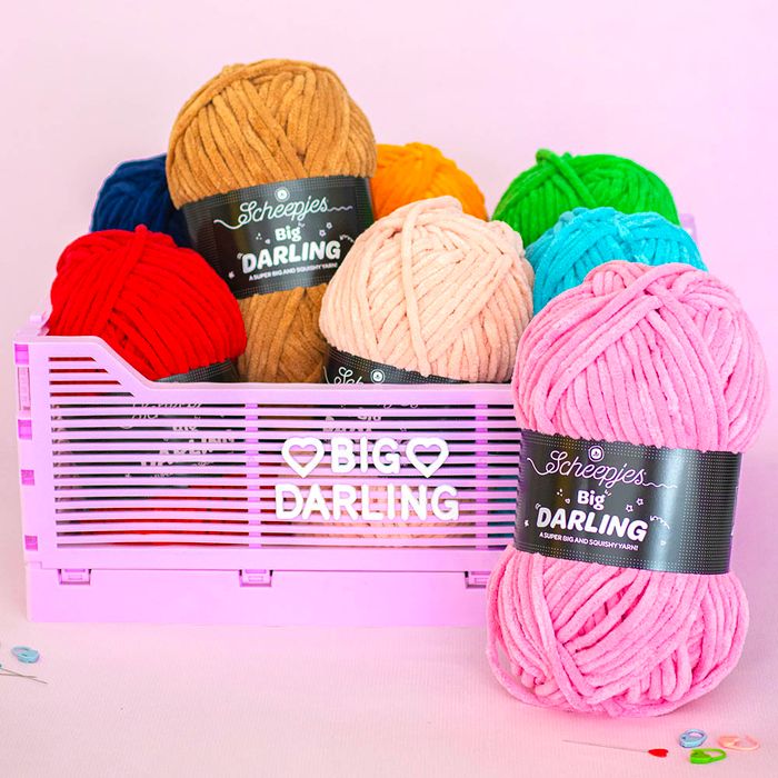 Scheepjes Big Darling 401 Ice Bear | Knitting yarn shop / dzijas veikals