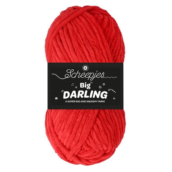 Scheepjes Big Darling 427 Cherry | Knitting yarn shop / dzijas veikals