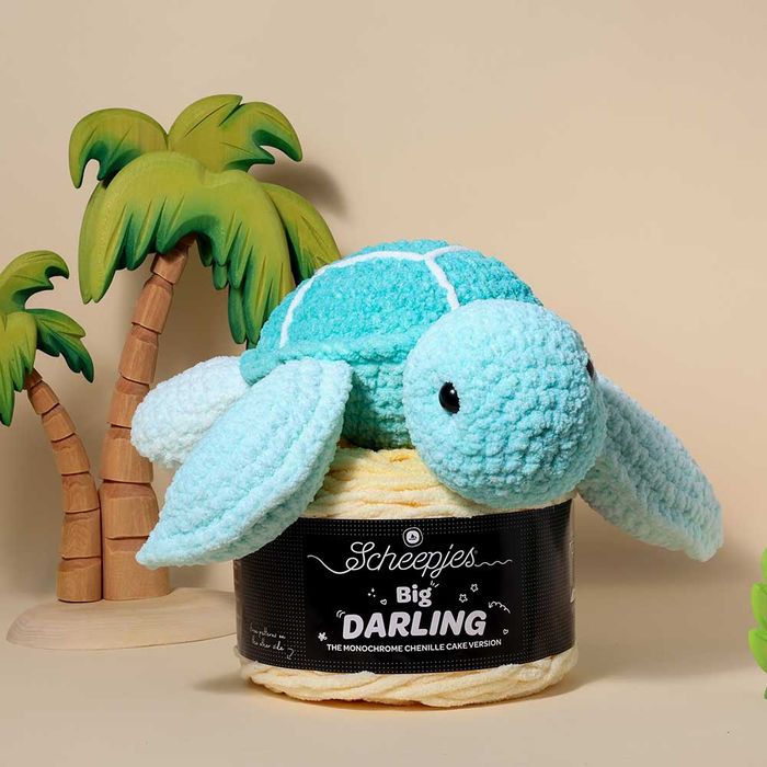 Scheepjes Big Darling Monochrome Cake 405 Red Panda | Knitting yarn shop / dzijas veikals