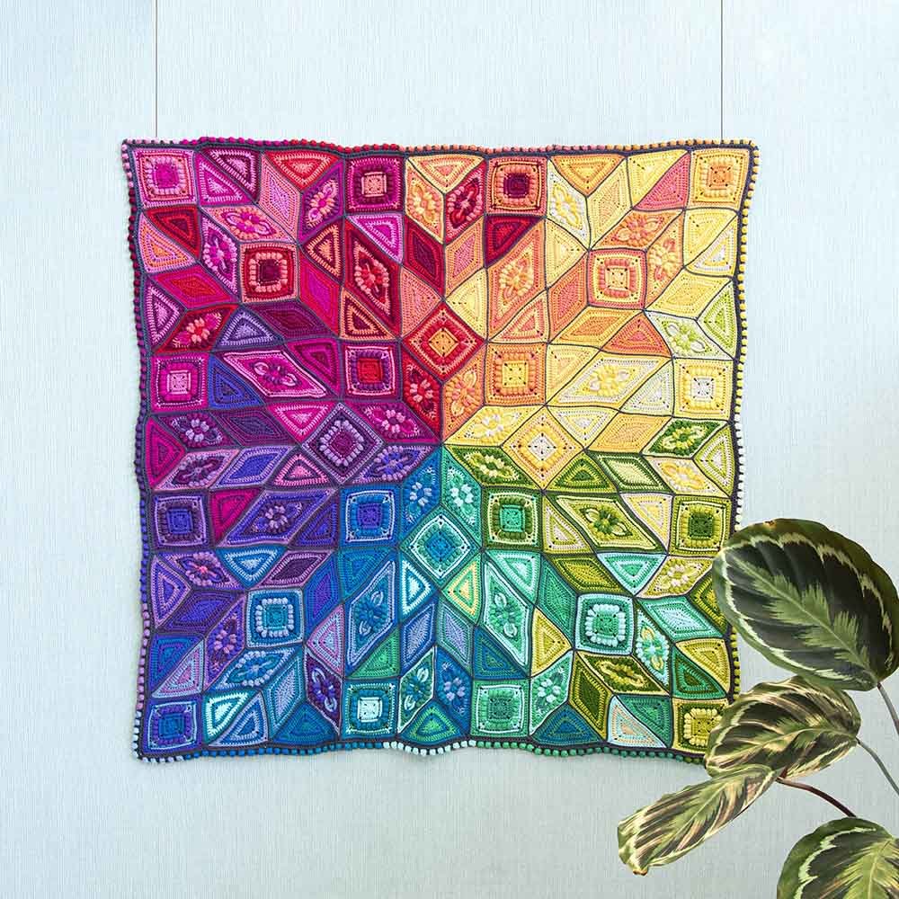 Scheepjes CAL Festival of Lights blanket - Organicon kit | Knitting yarn shop / dzijas veikals