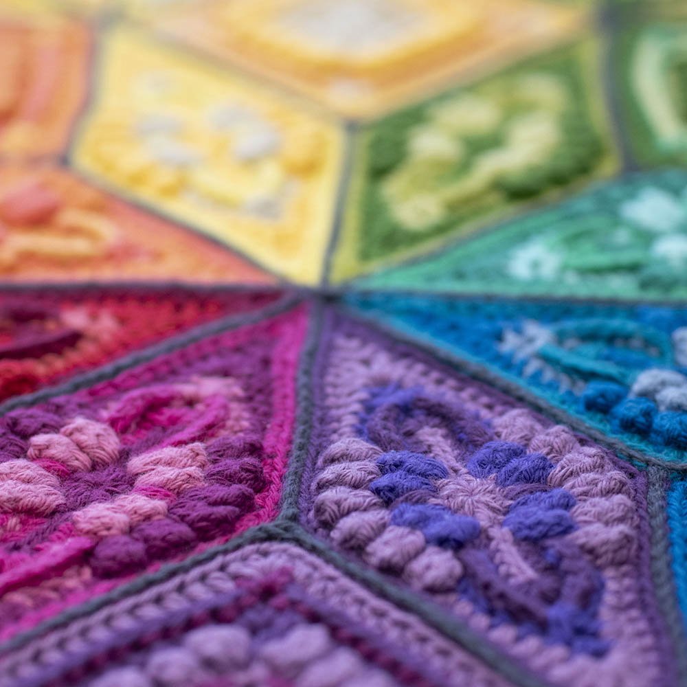 Scheepjes CAL Festival of Lights blanket - Organicon kit | Knitting yarn shop / dzijas veikals