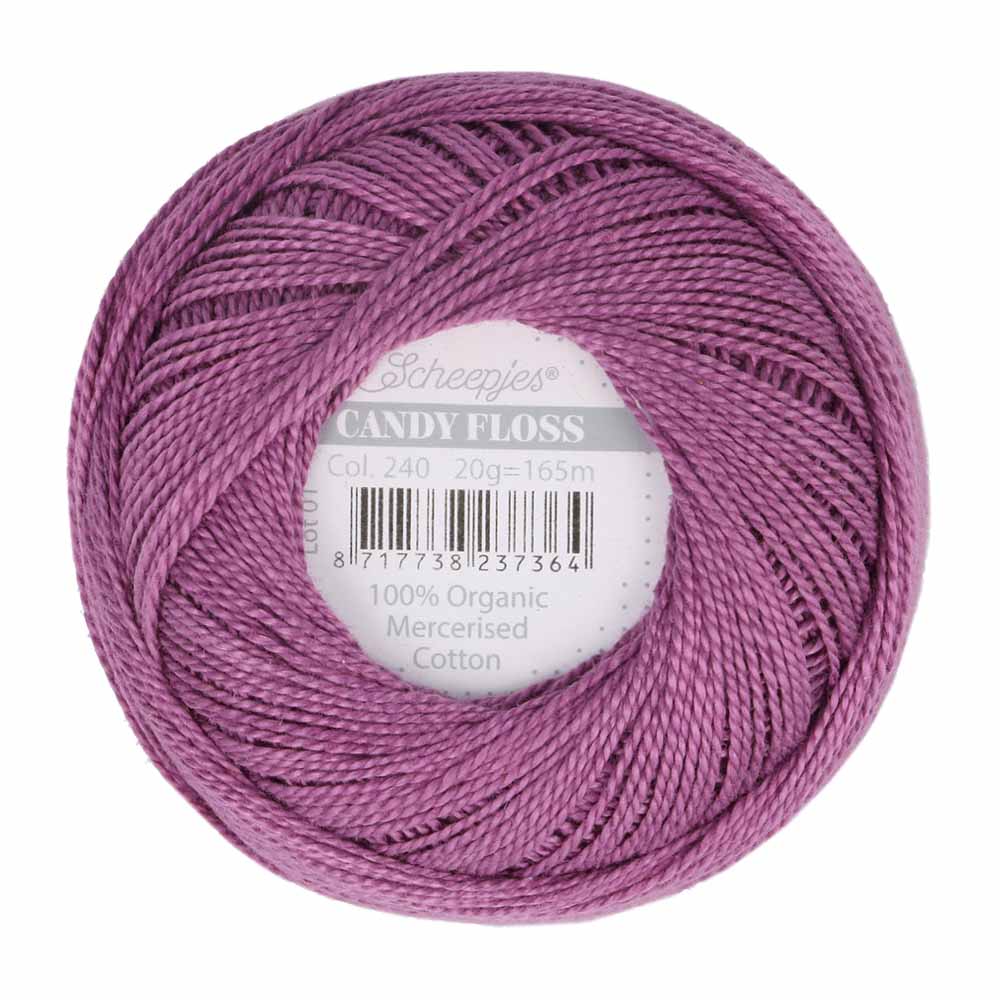 Scheepjes Candy Floss 20g 240 Amethyst | Knitting yarn shop / dzijas veikals