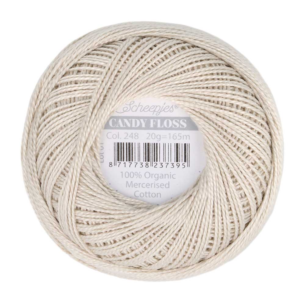Scheepjes Candy Floss 20g 248 Champagne | Knitting yarn shop / dzijas veikals