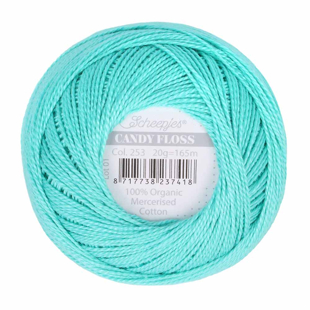Scheepjes Candy Floss 20g 253 Tropic | Knitting yarn shop / dzijas veikals