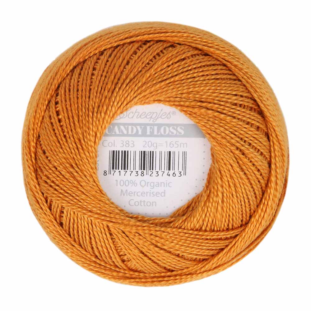 Scheepjes Candy Floss 20g 383 Ginger Gold | Knitting yarn shop / dzijas veikals