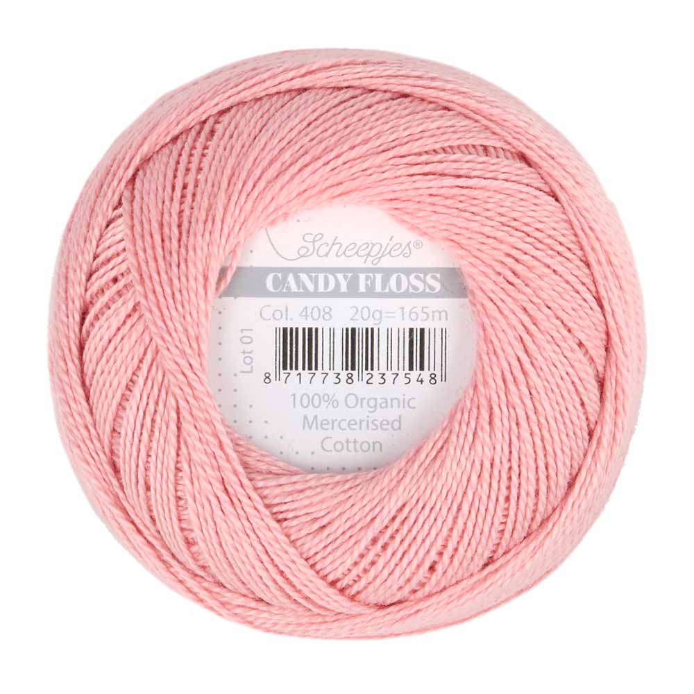 Scheepjes Candy Floss 20g 408 Old Rose | Knitting yarn shop / dzijas veikals