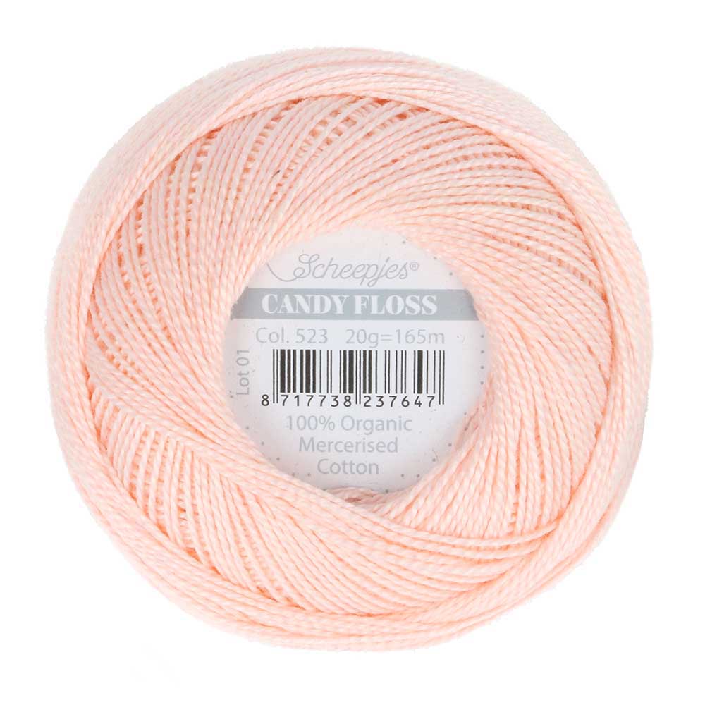 Scheepjes Candy Floss 20g 523 Sweet Mandarin | Knitting yarn shop / dzijas veikals