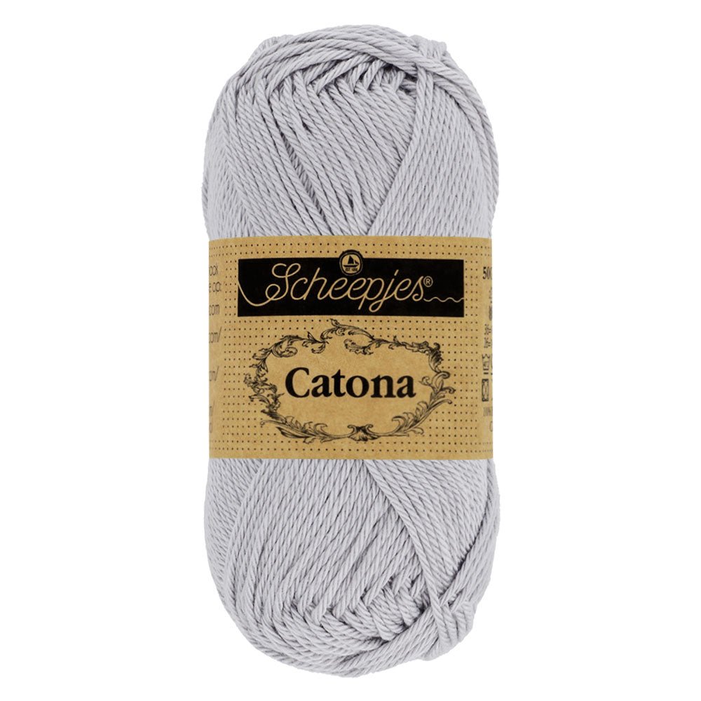 Scheepjes Catona 25g (selection of colours from 074 to 414) 074 Mercury | Knitting yarn shop / dzijas veikals