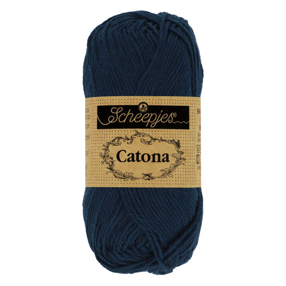 Scheepjes Catona 25g (selection of colours from 074 to 414) 124 Ultramarine | Knitting yarn shop / dzijas veikals
