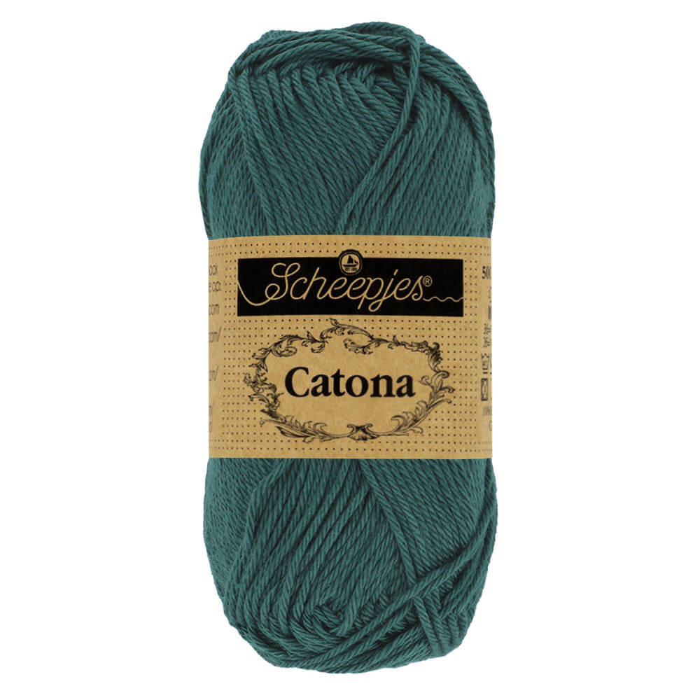Scheepjes Catona 25g (selection of colours from 074 to 414) 244 Spruce | Knitting yarn shop / dzijas veikals