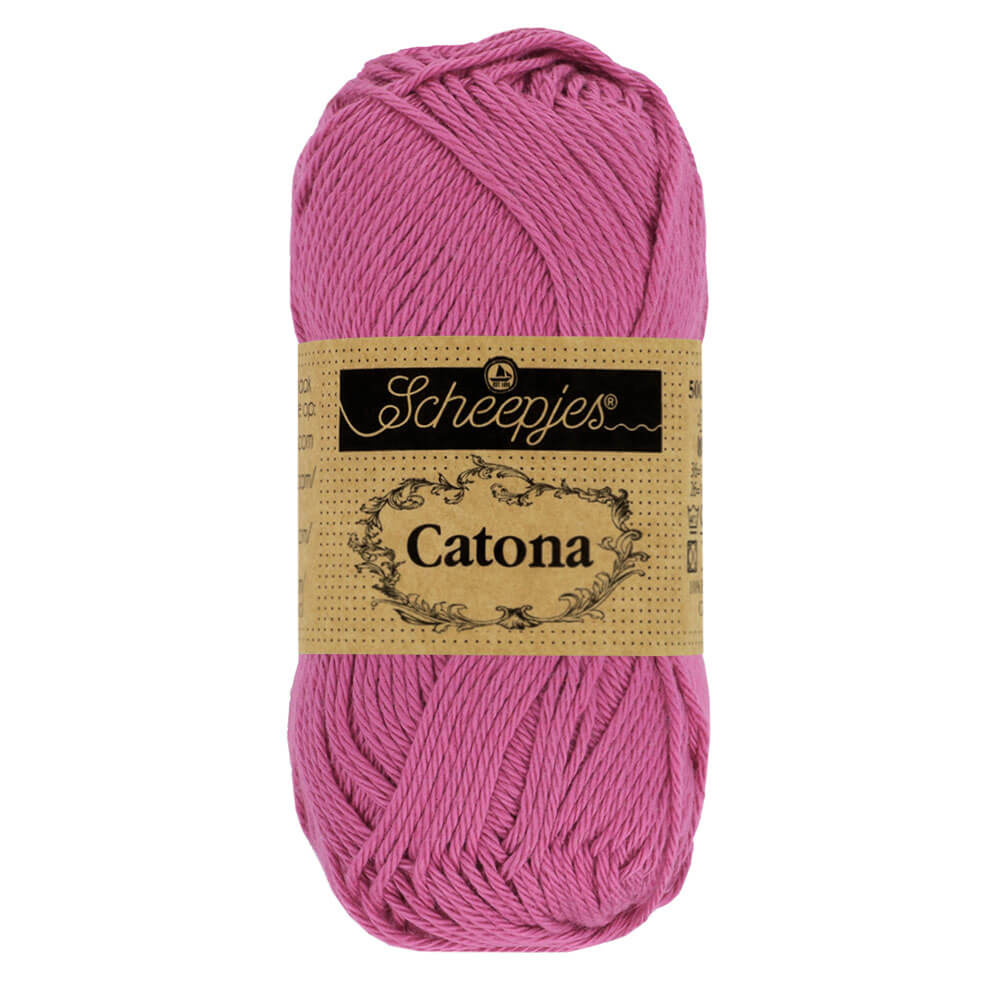 Scheepjes Catona 25g (selection of colours from 074 to 414) 251 Garden Rose | Knitting yarn shop / dzijas veikals
