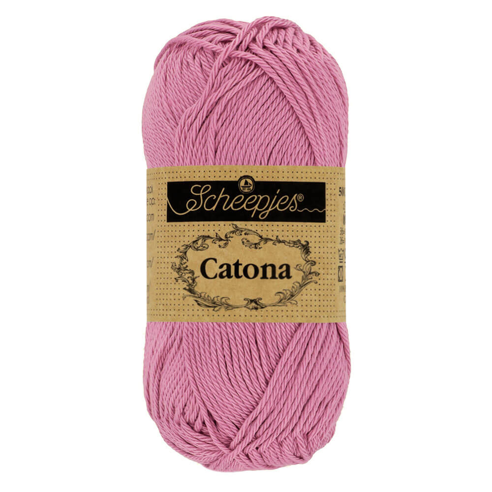 Scheepjes Catona 25g (selection of colours from 074 to 414) 398 Colonial Rose | Knitting yarn shop / dzijas veikals