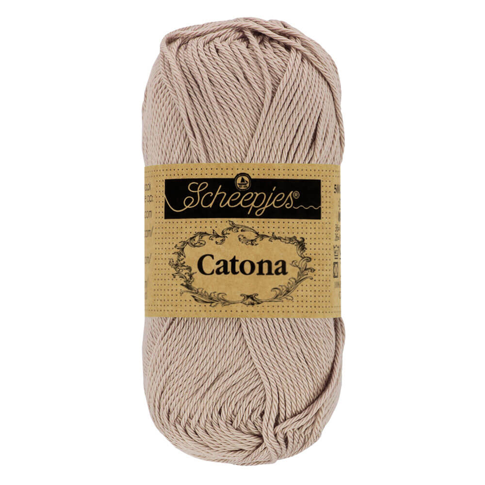 Scheepjes Catona 25g (selection of colours from 074 to 414) 406 Soft Beige | Knitting yarn shop / dzijas veikals