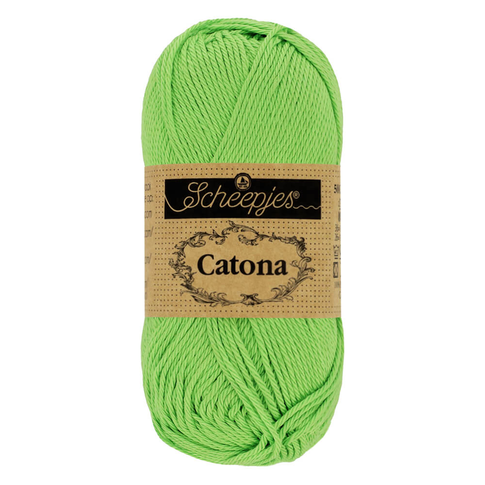 Scheepjes Catona 25g (selection of colous from 501 to 516) 513 Apple Granny | Knitting yarn shop / dzijas veikals