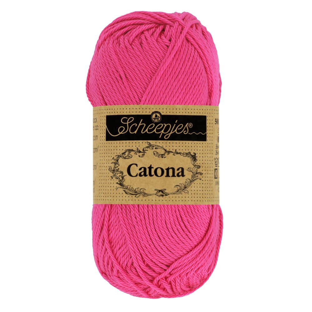 Scheepjes Catona 50g , colors from 074 to 399 114 Shocking Pink | Knitting yarn shop / dzijas veikals
