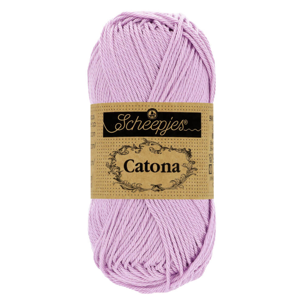 Scheepjes Catona 50g , colors from 074 to 399 226 Light Orchid | Knitting yarn shop / dzijas veikals