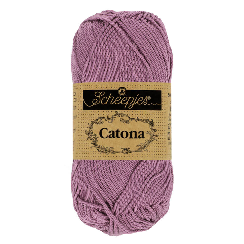 Scheepjes Catona 50g , colors from 074 to 399 240 Amethyst | Knitting yarn shop / dzijas veikals