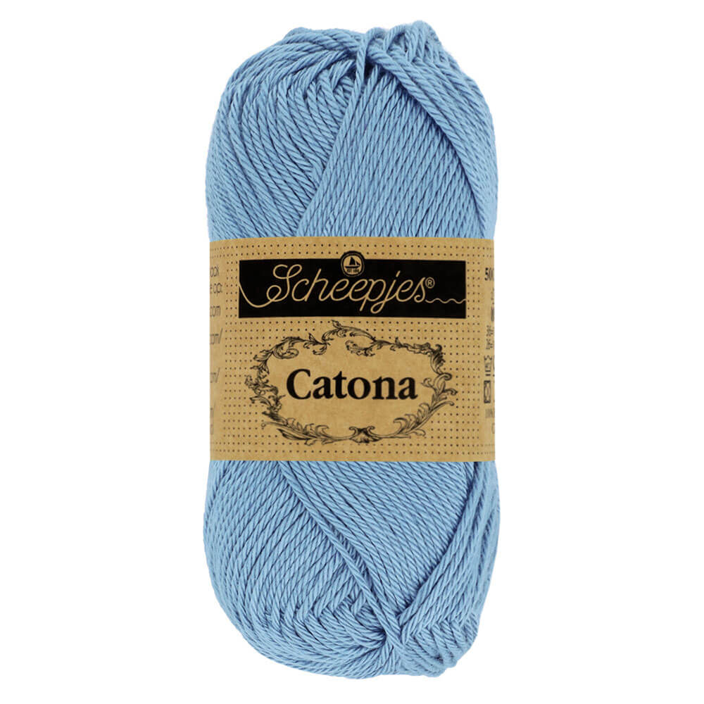 Scheepjes Catona 50g , colors from 074 to 399 247 Bluebird | Knitting yarn shop / dzijas veikals