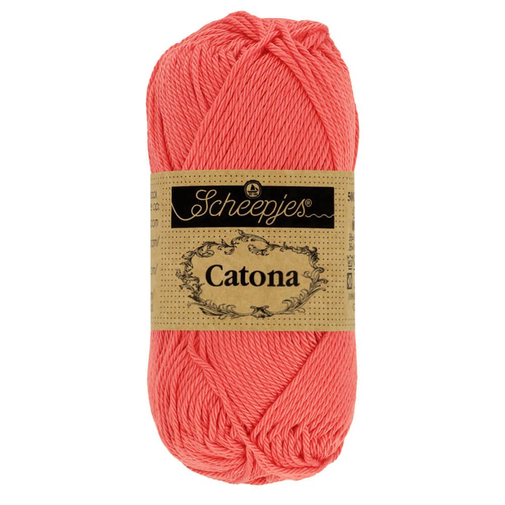 Scheepjes Catona 50g , colors from 074 to 399 252 Watermelon | Knitting yarn shop / dzijas veikals