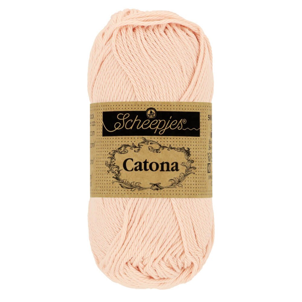 Scheepjes Catona 50g , colors from 074 to 399 263 Petal Peach | Knitting yarn shop / dzijas veikals