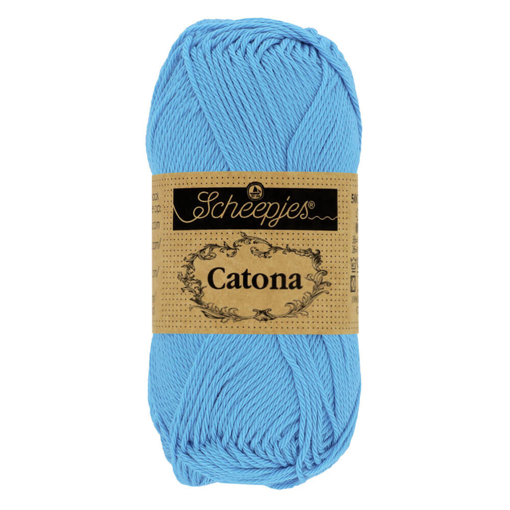 Scheepjes Catona 50g , colors from 074 to 399 384 Powder Blue | Knitting yarn shop / dzijas veikals