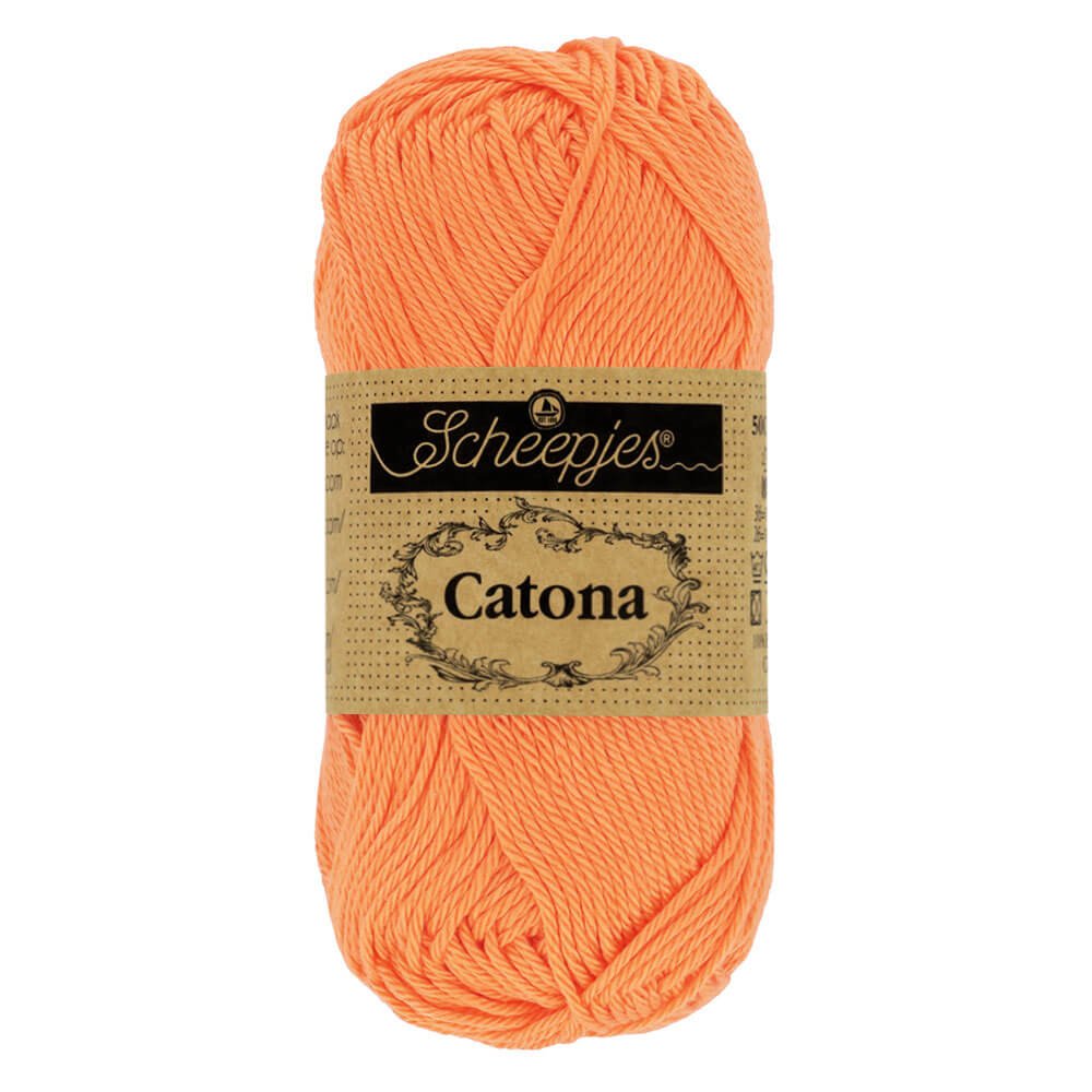 Scheepjes Catona 50g , colors from 074 to 399 386 Peach | Knitting yarn shop / dzijas veikals