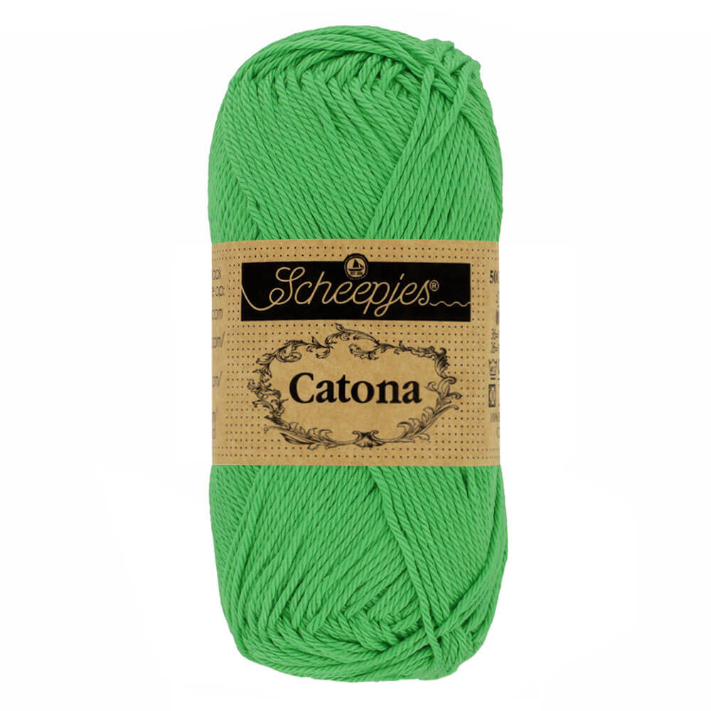 Scheepjes Catona 50g , colors from 074 to 399 389 Apple Green | Knitting yarn shop / dzijas veikals