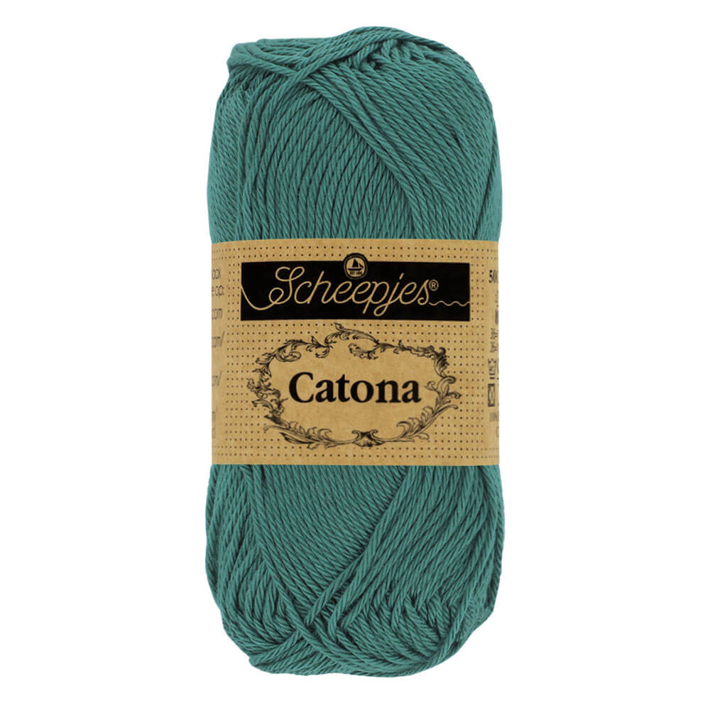 Scheepjes Catona 50g , colors from 074 to 399 391 Deep Ocean | Knitting yarn shop / dzijas veikals