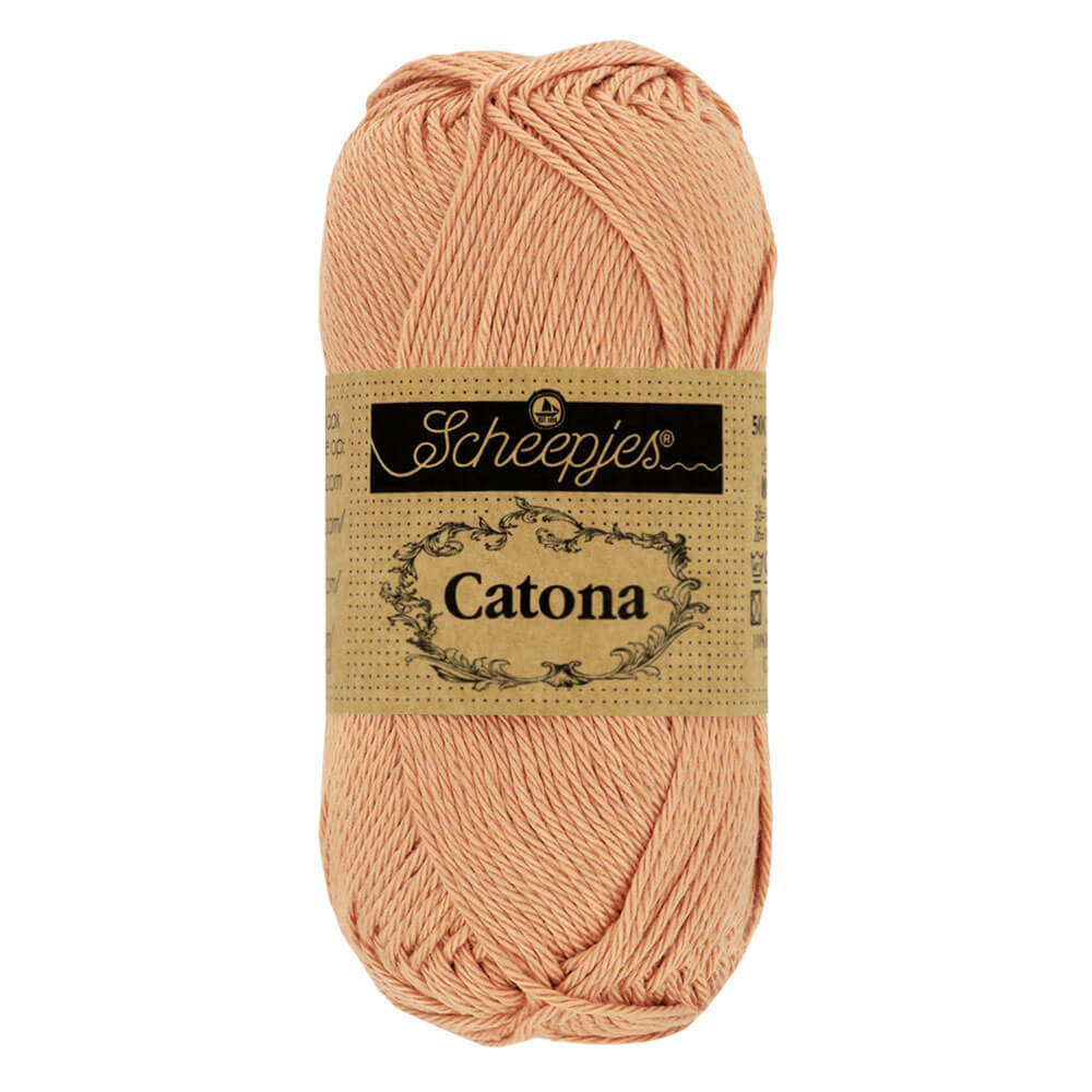 Scheepjes Catona 50g, colors from 400 to 604 502 Camel | Knitting yarn shop / dzijas veikals