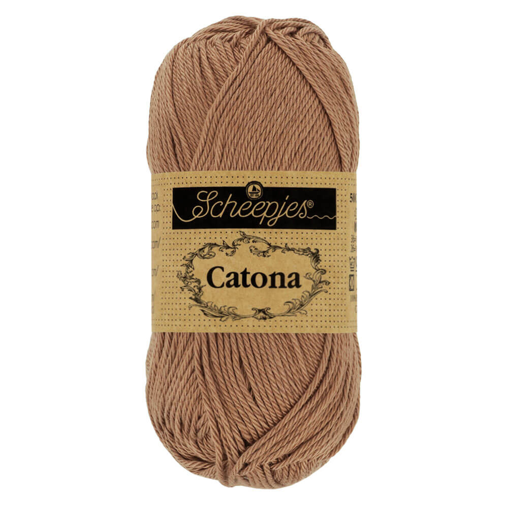 Scheepjes Catona 50g, colors from 400 to 604 503 Hazelnut | Knitting yarn shop / dzijas veikals