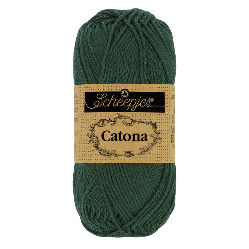 Scheepjes Catona 50g, colors from 400 to 604 525 Fir | Knitting yarn shop / dzijas veikals