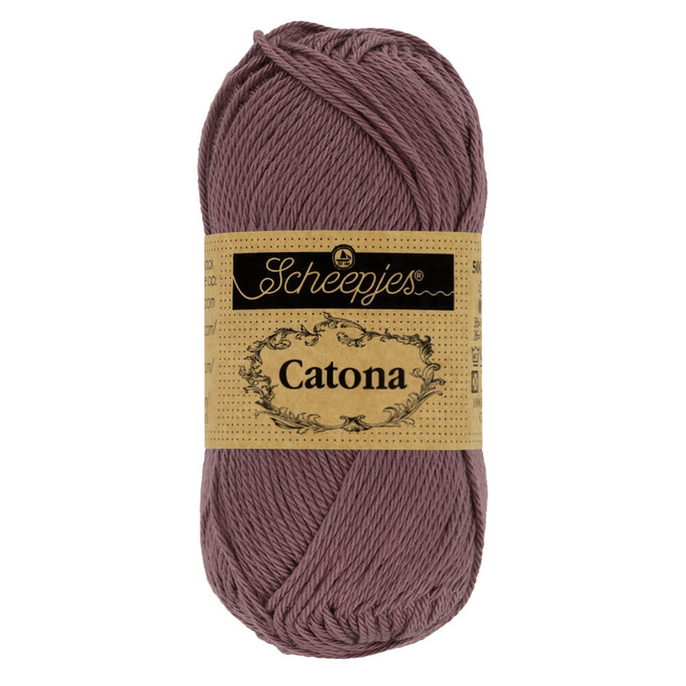 Scheepjes Catona 50g, colors from 400 to 604 526 Ashes | Knitting yarn shop / dzijas veikals