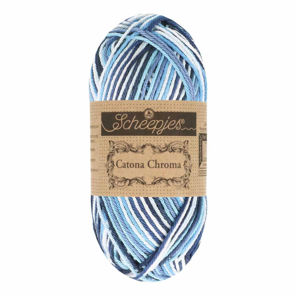 Scheepjes Catona Chroma 50g 014 Surf | Knitting yarn shop / dzijas veikals