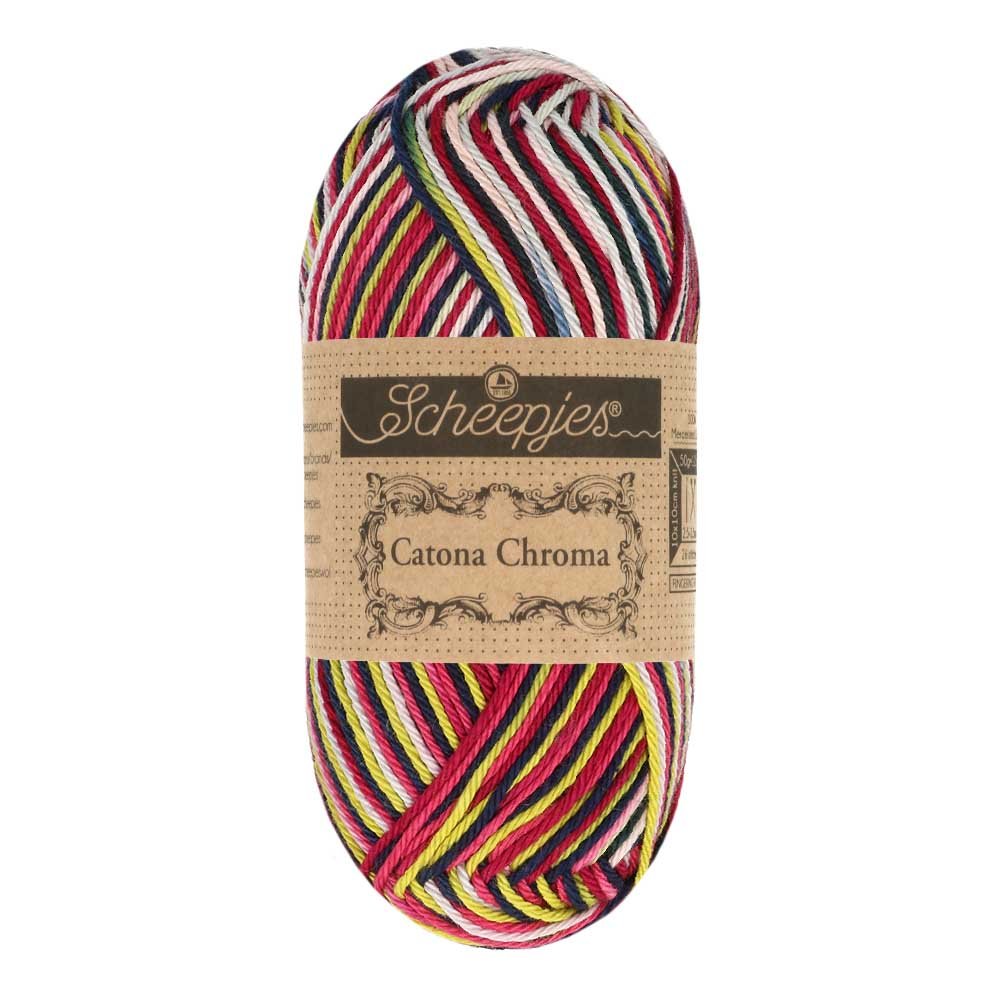Scheepjes Catona Chroma 50g 026 Hibiscus | Knitting yarn shop / dzijas veikals