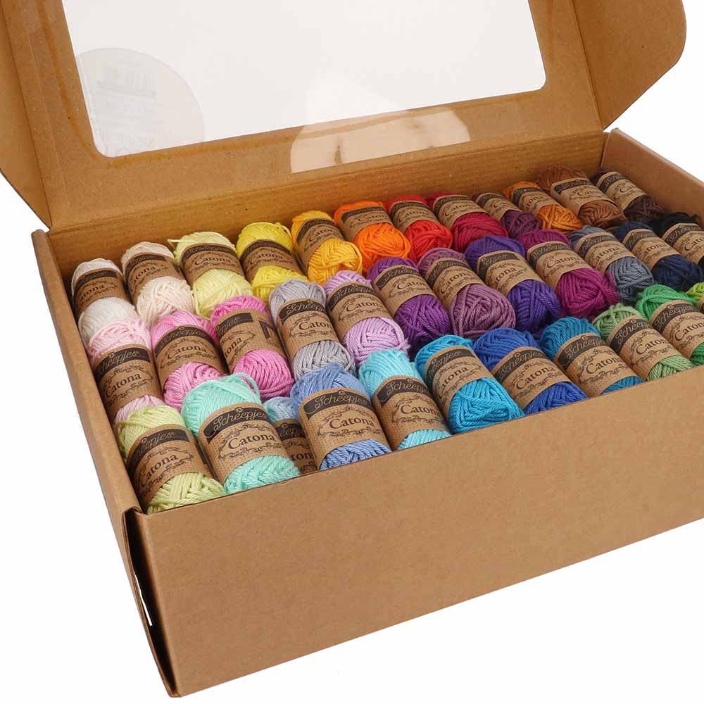 Scheepjes Catona colour pack 109x10g | Knitting yarn shop / dzijas veikals