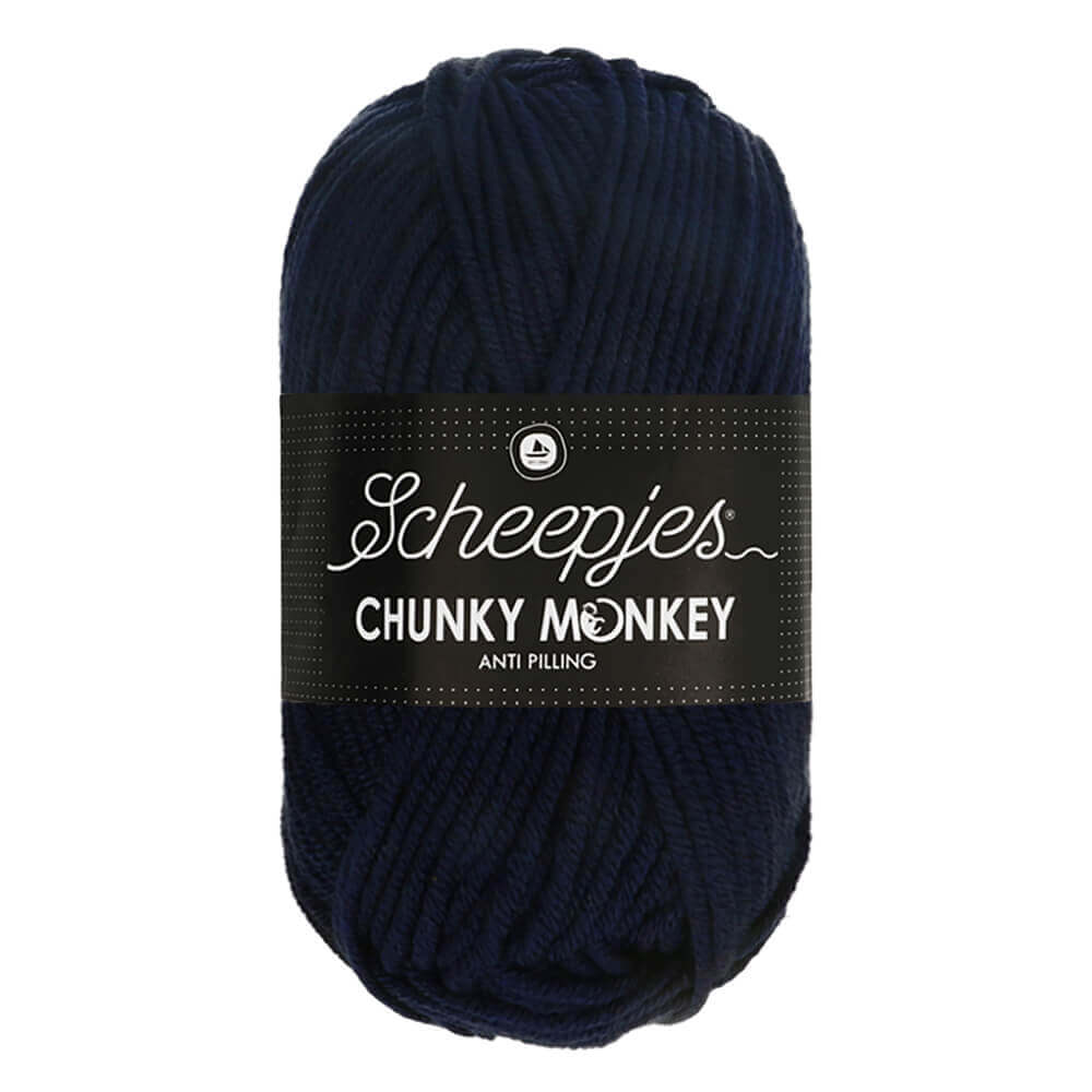 Scheepjes Chunky Monkey 100g 1011 Slate | Knitting yarn shop / dzijas veikals
