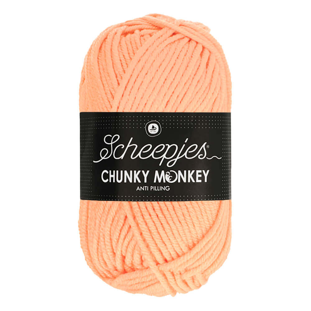 Scheepjes Chunky Monkey 100g 1026 Peach | Knitting yarn shop / dzijas veikals