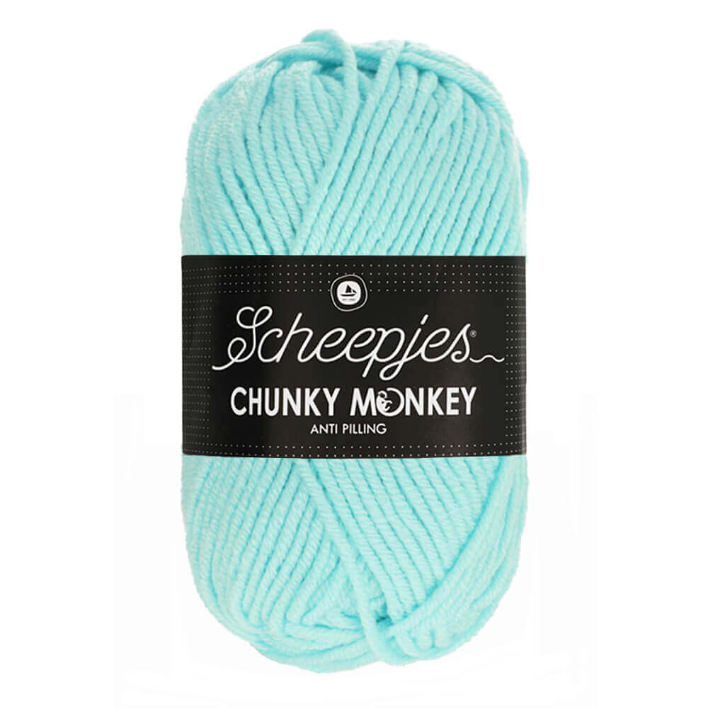 Scheepjes Chunky Monkey 100g 1034 Baby Blue | Knitting yarn shop / dzijas veikals