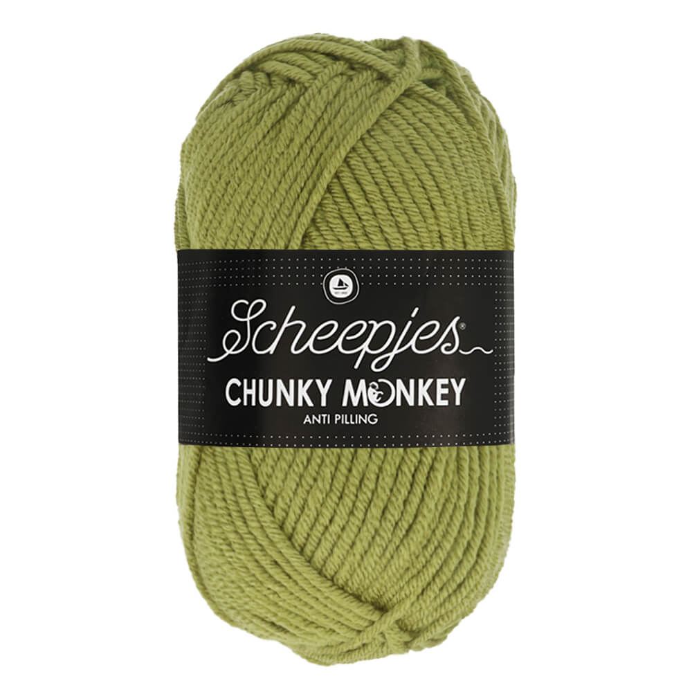 Scheepjes Chunky Monkey 100g 1065 Sage | Knitting yarn shop / dzijas veikals