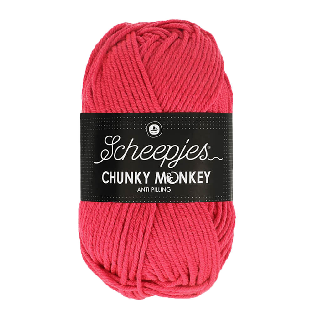 Scheepjes Chunky Monkey 100g 1083 Candy Apple | Knitting yarn shop / dzijas veikals