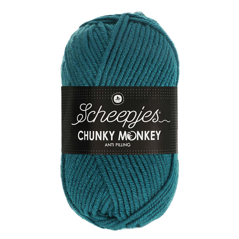 Scheepjes Chunky Monkey 100g 1708 Petrol | Knitting yarn shop / dzijas veikals