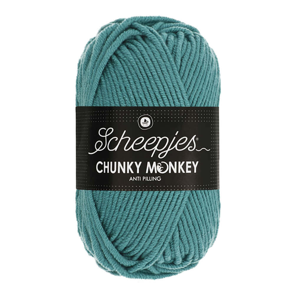 Scheepjes Chunky Monkey 100g 1722 Carolina Blue | Knitting yarn shop / dzijas veikals