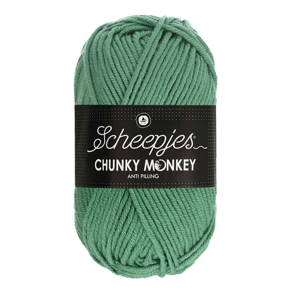 Scheepjes Chunky Monkey 100g 1725 Eucalyptus | Knitting yarn shop / dzijas veikals