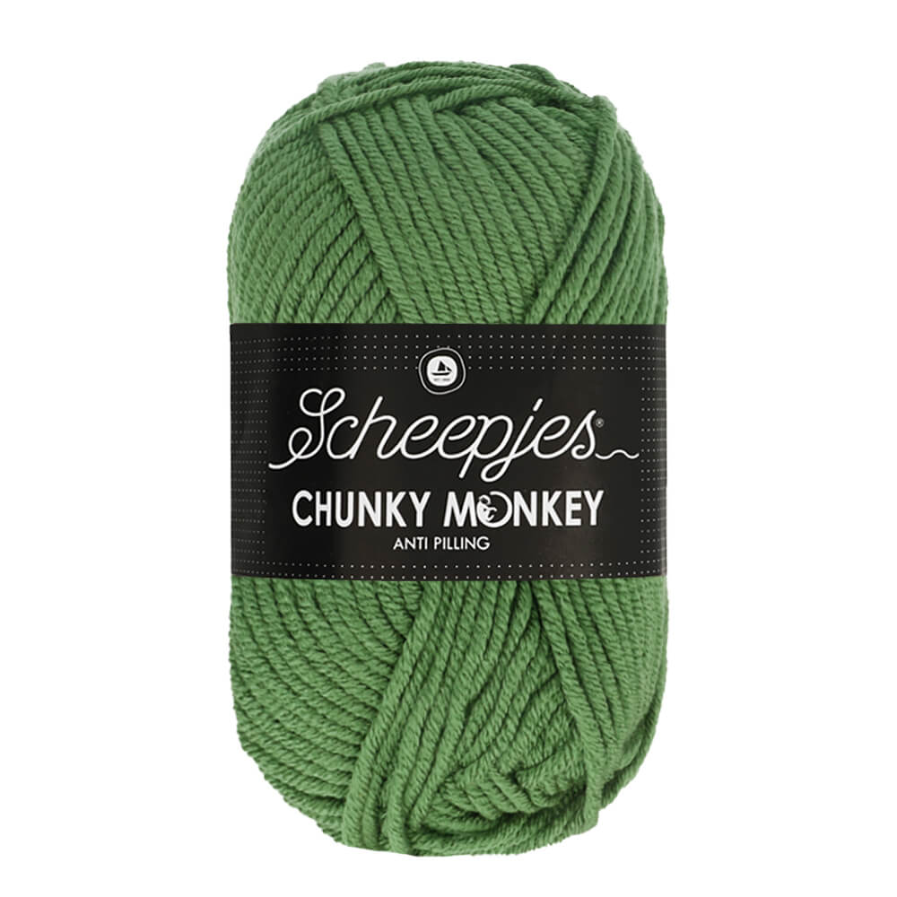 Scheepjes Chunky Monkey 100g 1824 Pickle | Knitting yarn shop / dzijas veikals