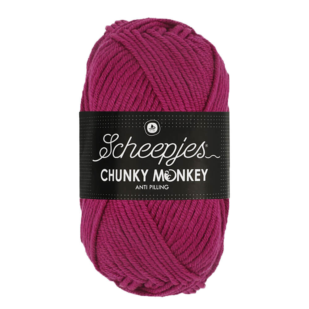Scheepjes Chunky Monkey 100g 2009 Mulberry | Knitting yarn shop / dzijas veikals