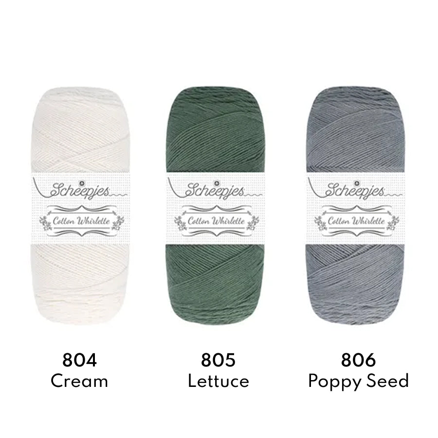 Scheepjes Cotton Whirl - 100% organic cotton yarn 801 Grape | Knitting yarn shop / dzijas veikals