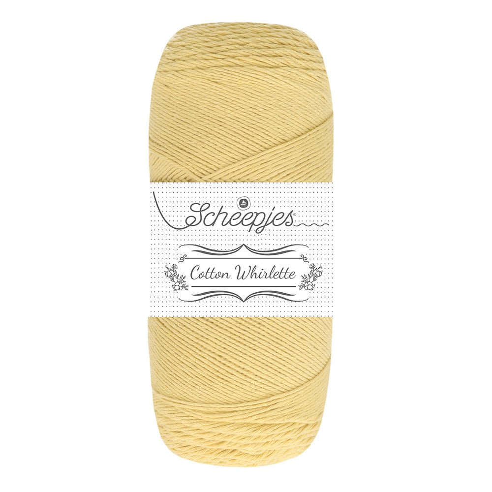 Scheepjes Cotton Whirl - 100% organic cotton yarn 812 Sesame Seed | Knitting yarn shop / dzijas veikals