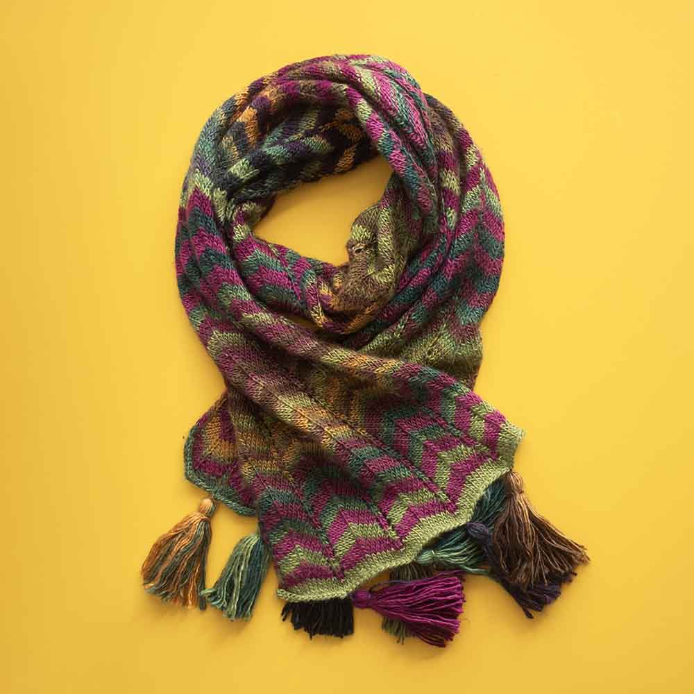Scheepjes Harvest Scarf knit kit | Knitting yarn shop / dzijas veikals